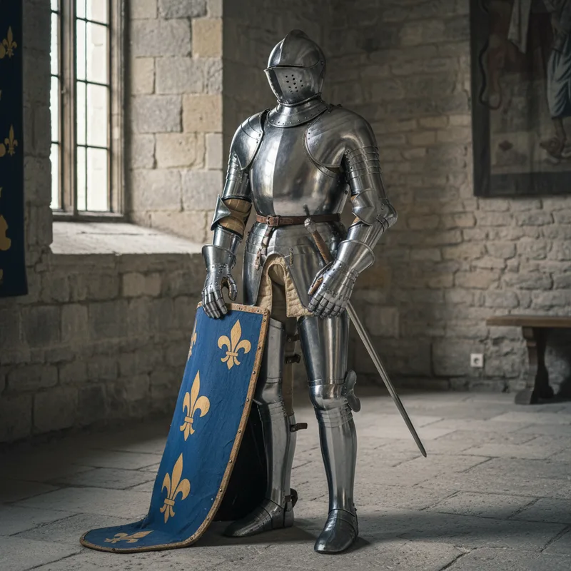 Armure du chevalier français : histoire, pièces et fabrication au Moyen Âge