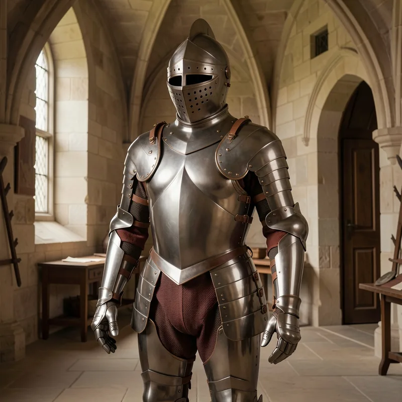 Armure chevalier Moyen Âge : pièces, poids et prix en 2026