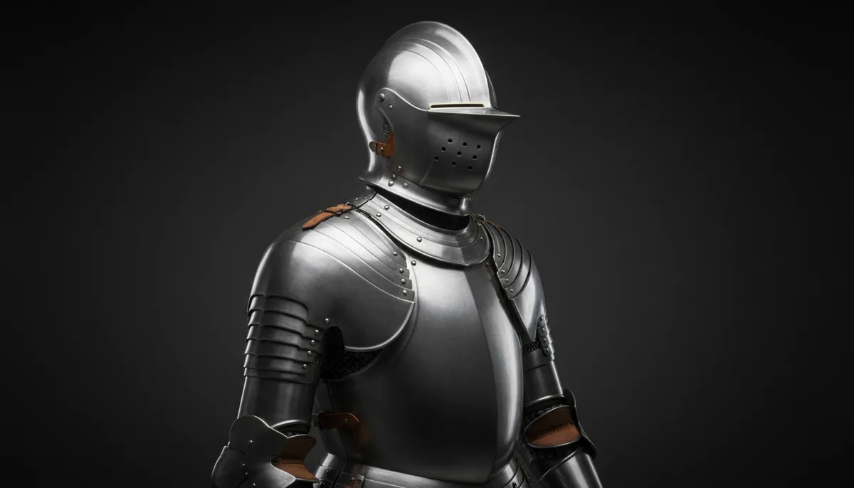 Armure de chevalier : schéma complet et nom de chaque pièce d'armure