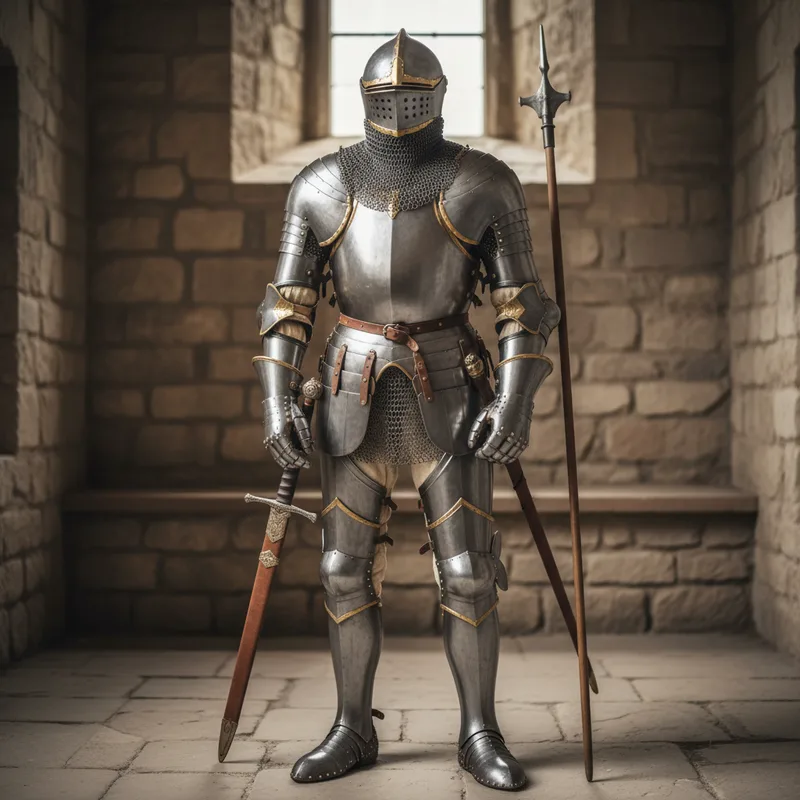 L'armure du chevalier : pièces, poids et prix d'un harnois médiéval