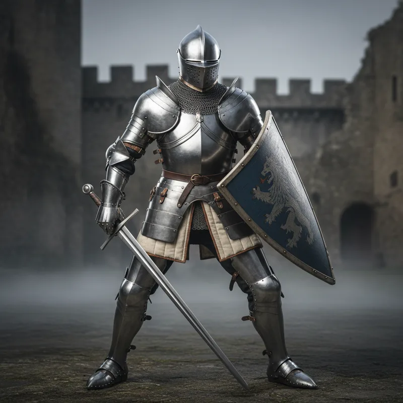 Armure Médiévale : Équipement Complet du Chevalier au Moyen Âge