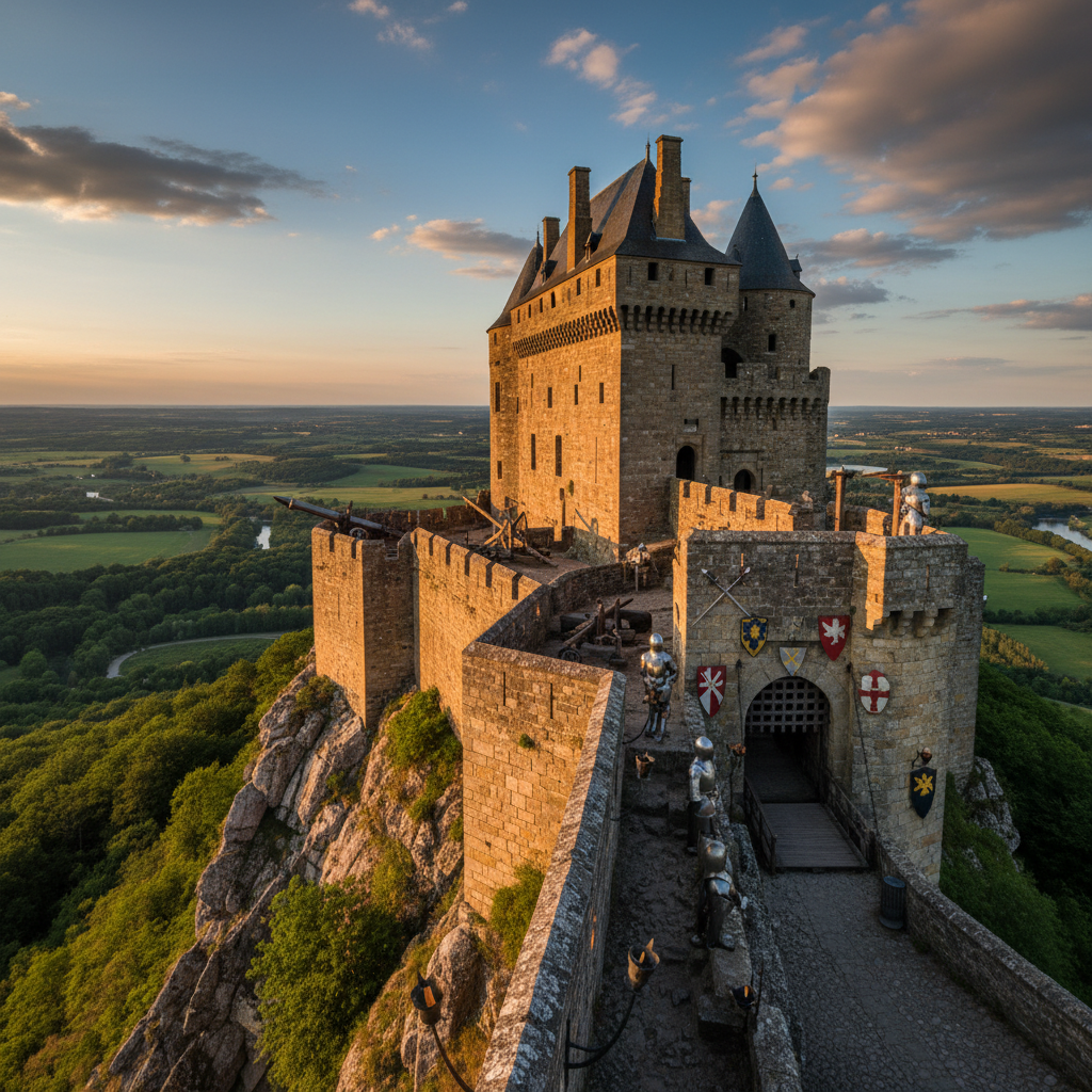 Châteaux Forts en France : Où Découvrir des Armures et Armes Médiévales