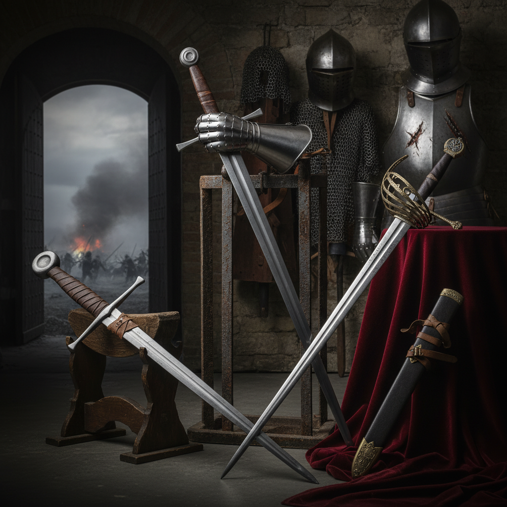 L'Évolution de l'Épée du Moyen Âge à la Renaissance