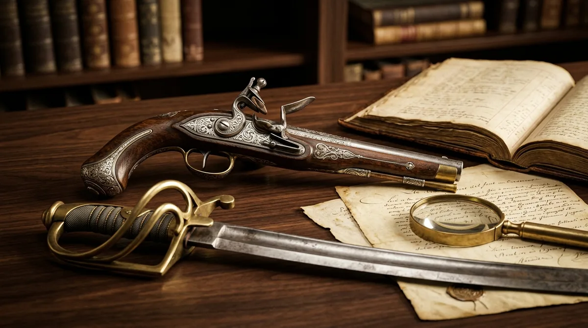 Vente d'armes anciennes : canaux, démarches et estimation